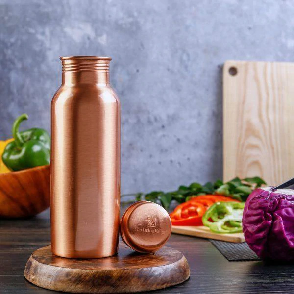 real copper water bottles